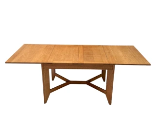 Hendrik Wouda Art Deco Modernist Extending Dining Room Table for Pander, 1924